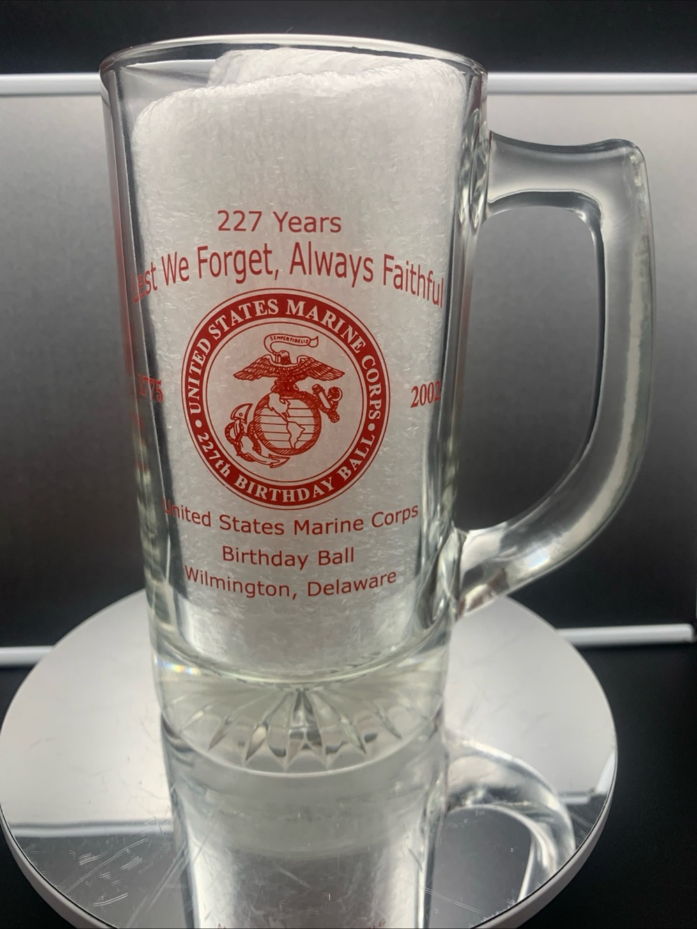Vintage Marine Corps Birthday Ball 2002 Lest We Forget Always Faithful Delaware